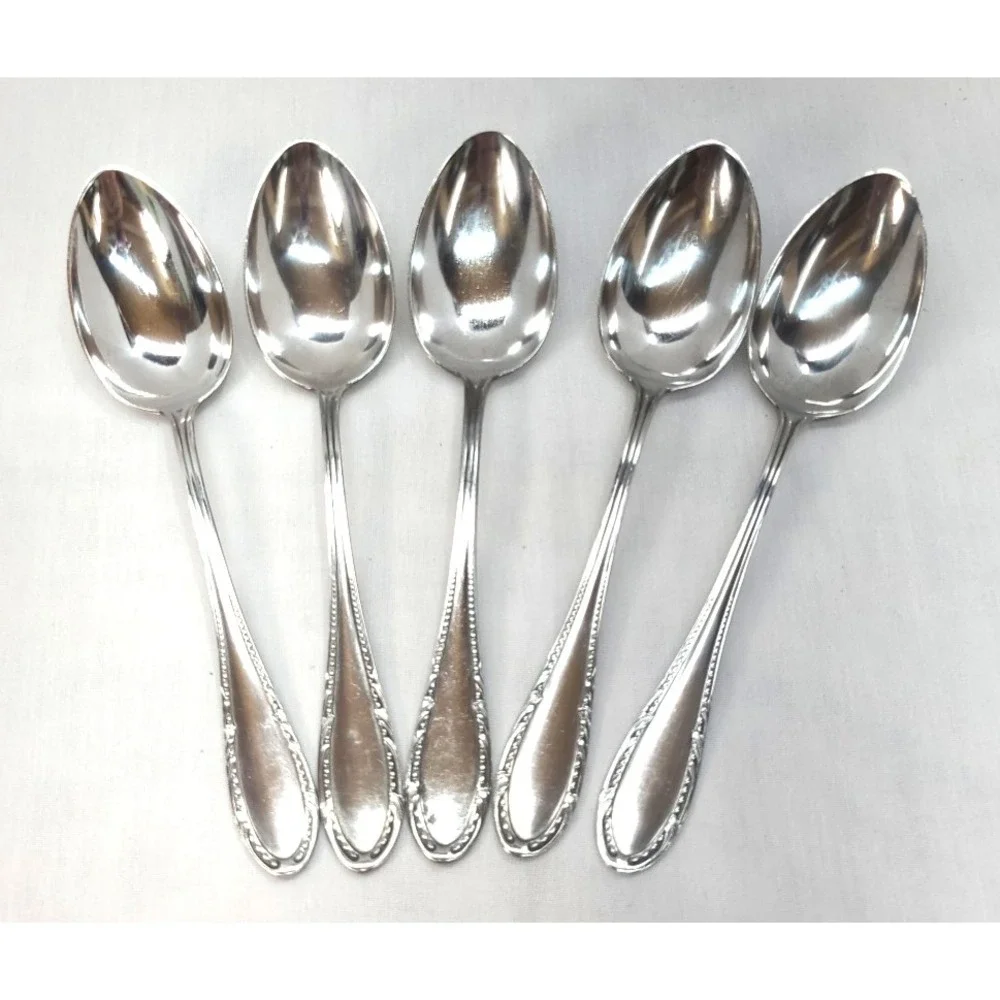 Reiner Kofahl German‎ Silverplated 90 Table Spoons 5 Replacements